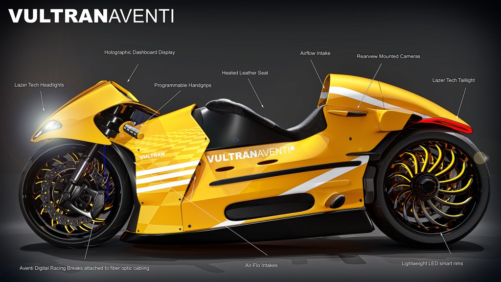 Vultran "Aventi" - Concept motorbike preview image 6